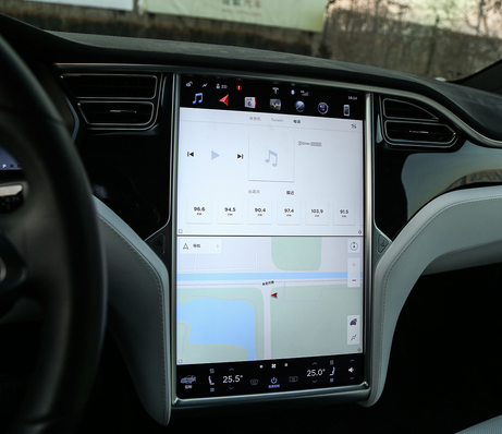 特斯拉 Model X 实拍 内饰 图片